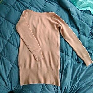 NEW Peach cashmere blend sweater dress/tunic